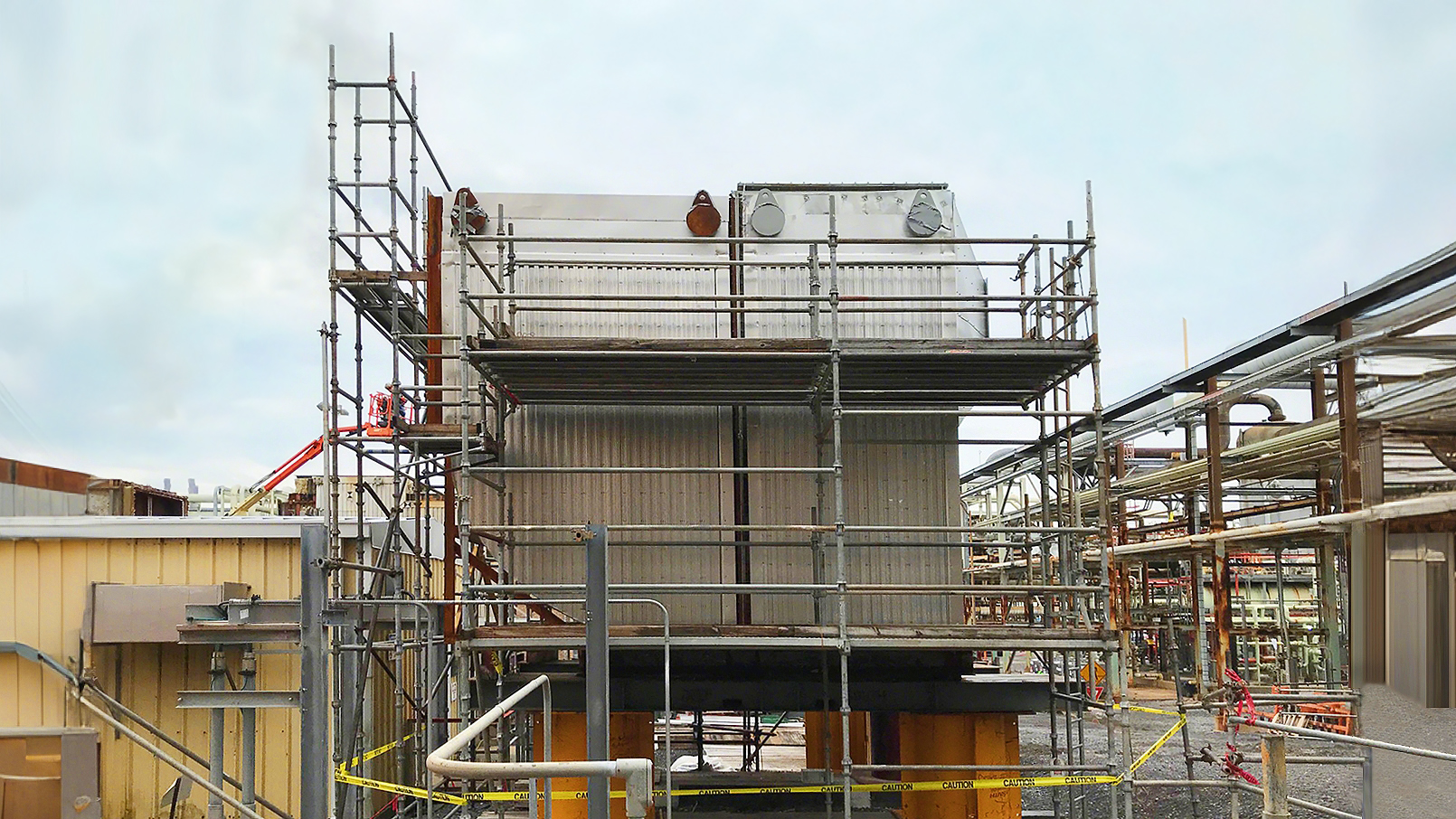 美國?？松?美孚公司巴吞魯日煉鋼油廠組合式空氣預(yù)熱器